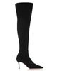 Aquazzura Aquazzura Women's Vespera Suede Over-the-Knee Stiletto Boots - 3