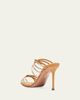 Aquazzura Tell Me Crystal 75mm Grosgrain Sandals - 2