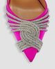 Aquazzura Women's Gatsby 105MM Embellished Slingback Pumps - 4