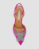 Aquazzura Women's Gatsby 105MM Embellished Slingback Pumps - 5