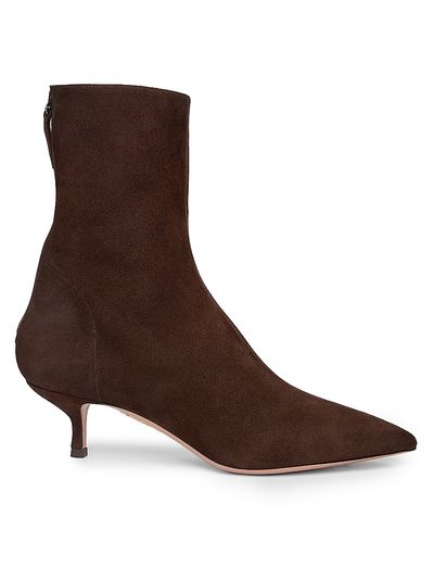 Aquazzura Women's Montmartre 50MM Suede Booties