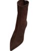Aquazzura Women's Montmartre 50MM Suede Booties - 4