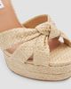Aquazzura Women's Nina Raffia 130MM Platform Sandals - 4