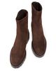Aquazzura Women's Saint Honroe Suede Combat Boots - 4