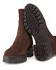 Aquazzura Women's Saint Honroe Suede Combat Boots - 6