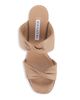Aquazzura Women's Twist Leather Sandals - 5