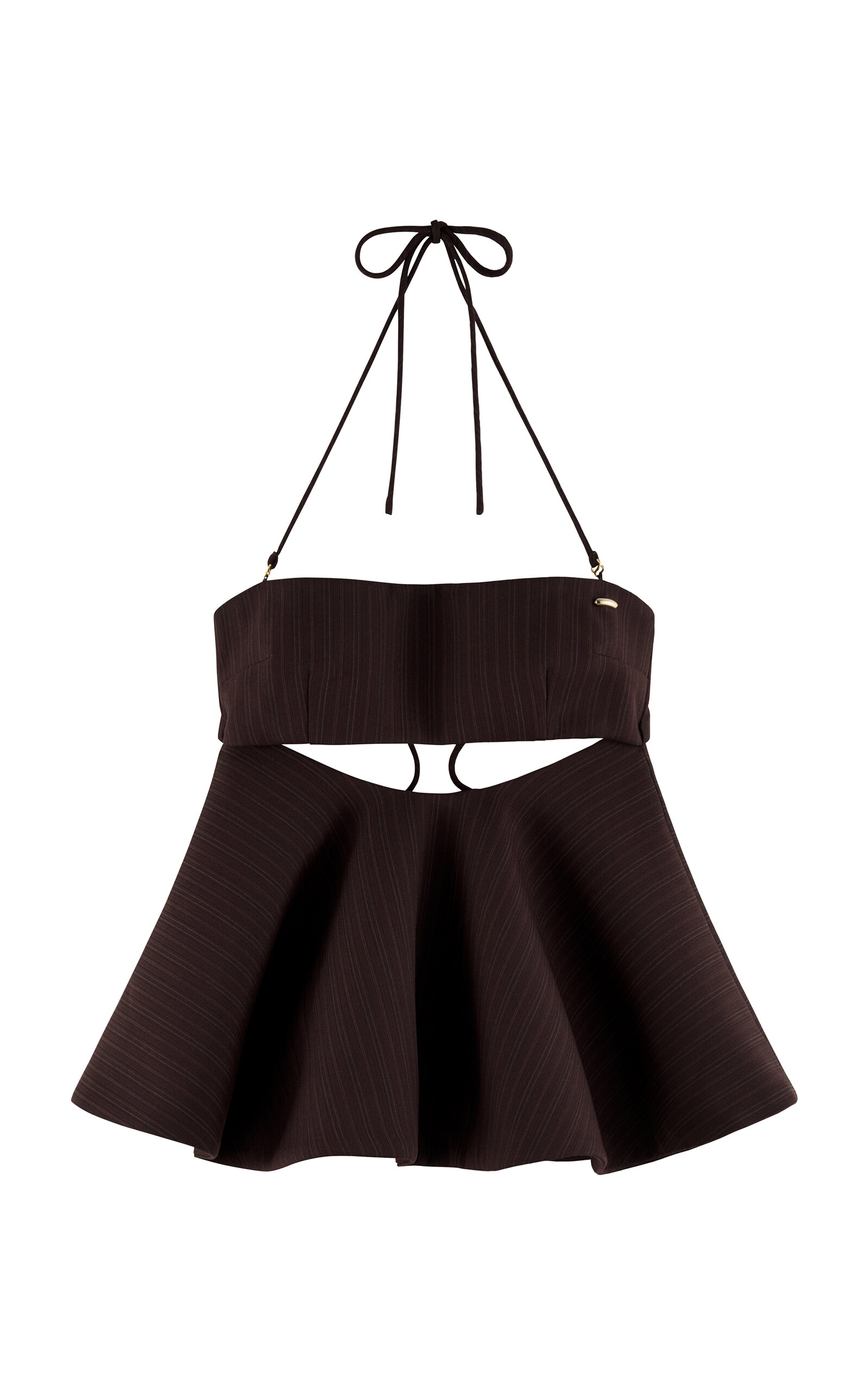 ARAKII ARAKII Exclusive Peplum Bandeau Crepe Top