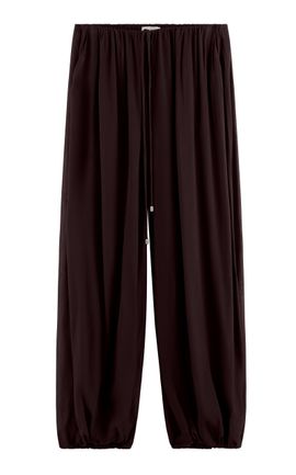 ARAKII ARAKII Exclusive Ruched Crepe WideLeg Pants