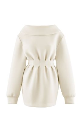ARAKII ARAKII Exclusive Wide Collar Knit Mini Dress