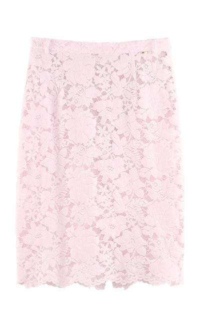 ARAKII ARAKII Pencil Velvet Lace Mini Skirt Exclusive