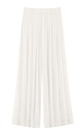 ARAKII ARAKII Pleated SilkBlend WideLeg Pants Exclusive