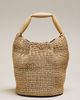 Aranaz Andrea Wood Handle Bucket Bag - 1