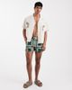 Aray Aray embroidered camp collar beach shirt in beige-Neutral - 2