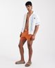 Aray Aray embroidered camp collar beach shirt in white - 2