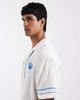 Aray Aray embroidered camp collar beach shirt in white - 4