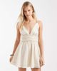Aray Aray mini beach dress in oat-Neutral - 2