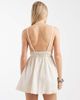 Aray Aray mini beach dress in oat-Neutral - 4