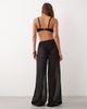 Aray Aray semi-sheer beach pants in black - 2