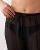 Aray Aray semi-sheer beach pants in black - 4