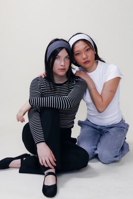 Arc and Bow Arc and Bow The Waffle Headband in Deep Navy, Women's at Urban Outfitters