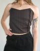 ARC ARC Vintage Reworked Pinstripe Bustier Top in Dark, Women's at Urban Outfitters - 2