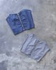 ARC ARC Vintage Reworked Pinstripe Bustier Top in Dark, Women's at Urban Outfitters - 3