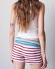 ARC ARC Vintage Reworked Striped Fold Over Shorts in Warm, Women's at Urban Outfitters - 4