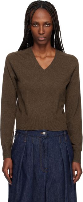arch4 arch4 Brown Boston V-neck Sweater