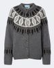 Arch4 Arch4 Fair Isle cashmere cardigan - 1