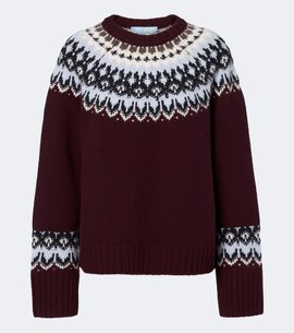 Arch4 Arch4 Moriond Fair Isle cashmere sweater