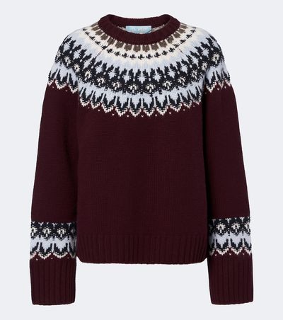 Arch4 Arch4 Moriond Fair Isle cashmere sweater