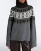 Arch4 Arch4 Whistler Fair Isle cashmere sweater - 5