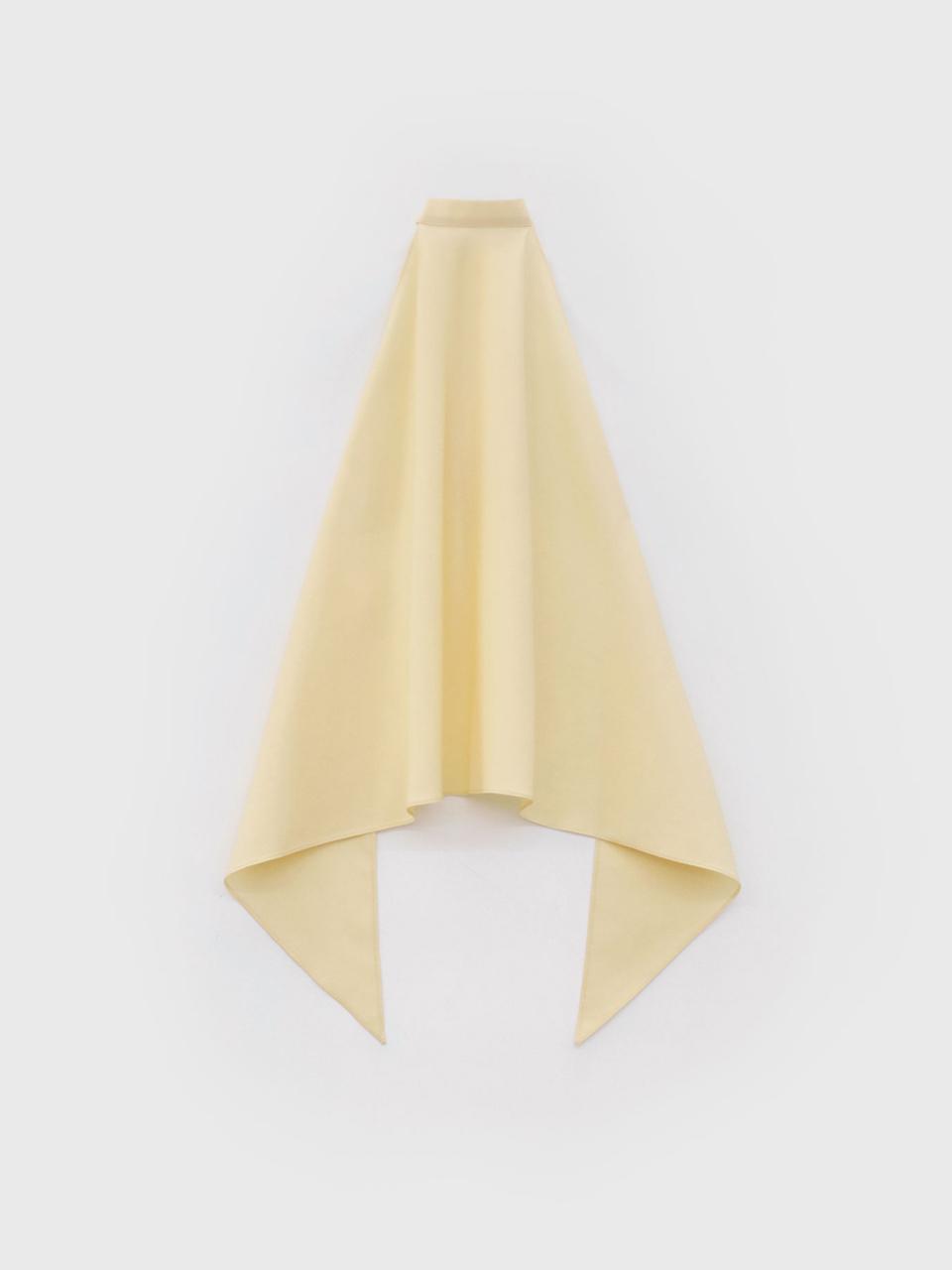 Arch The Two Layers Scarf Blouse In Silk