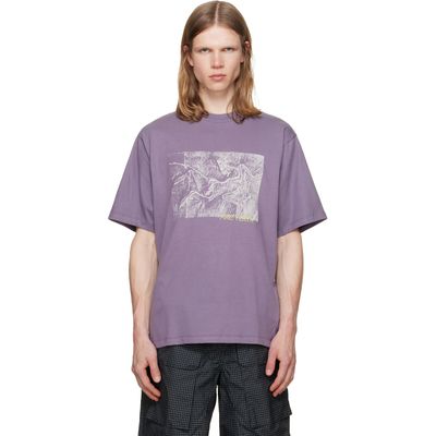 Arc'teryx Arc'teryx Purple Kragg Cotton Lithographica S/S T-shirt
