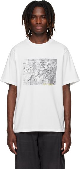 Arc'teryx Arc'teryx White Kragg Cotton Lithographica S/S T-shirt
