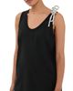 AREA AREA Crystal Knot Tank Top Washed Black - 1