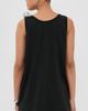AREA AREA Crystal Knot Tank Top Washed Black - 3