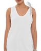 AREA AREA Crystal Knot Tank Top White - 1