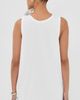 AREA AREA Crystal Knot Tank Top White - 3
