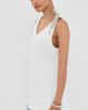 AREA AREA Crystal Knot Tank Top White - 4
