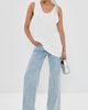AREA AREA Crystal Knot Tank Top White - 5