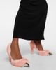 Area Area Dagger faux fur-trimmed pumps - 7