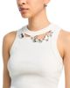 Area Area Embellished Cutout Tank Top - 4