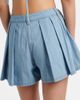 Area Area Floral-appliqué denim shorts - 5