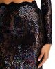 Area Area Iridescent Sequin Lace Midi Skirt - 4