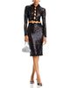 Area Area Iridescent Sequin Lace Midi Skirt - 5
