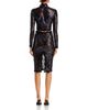 Area Area Iridescent Sequin Lace Midi Skirt - 6