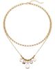 AREA STARS AREA STARS Aarti Layered Pearl Charm Necklace - 1