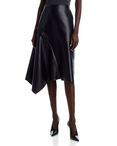 Area Stars Area Stars Aria Faux Leather Asymmetric Skirt