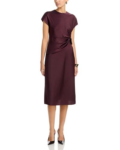 Area Stars Area Stars Avery Draped Satin Dress